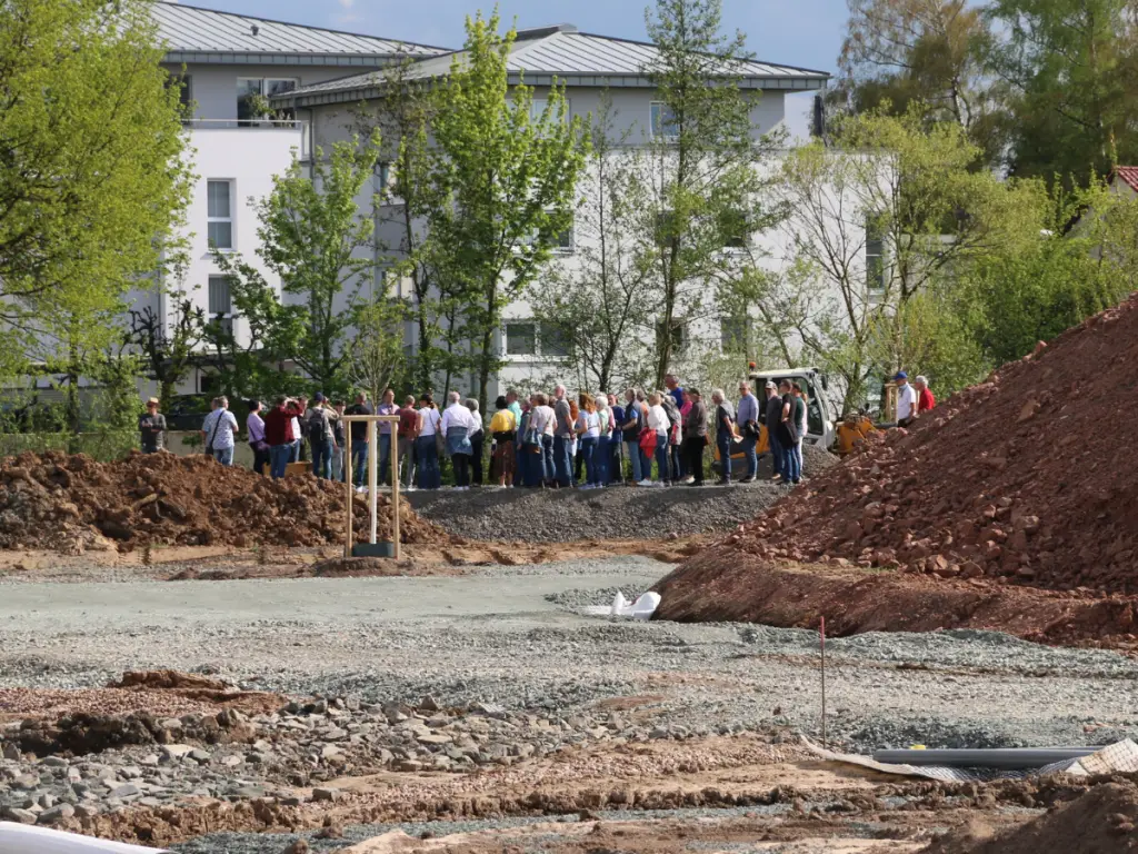 Baustellenführung im zukünftigen Stadtpark Büdingen im Rahmen der Landesgartenschau Oberhessen 2027