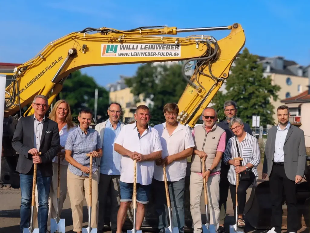 Symbolischer Spatenstich für den neuen Stadtpark Büdingen im Rahmen der Landesgartenschau Oberhessen 2027